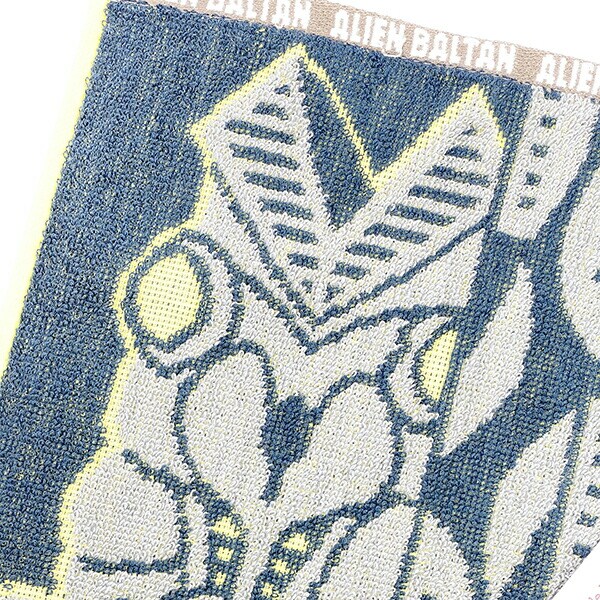 ウルトラマン バルタン ミニタオル タオルハンカチ ネイビー