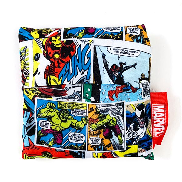 MARVEL マーベル マーベル コミックシリーズ エコバッグ バッグ お買い物袋 スパイダーマン ブルー