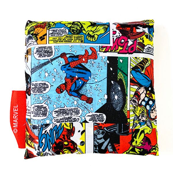 MARVEL マーベル マーベル コミックシリーズ エコバッグ バッグ お買い物袋 スパイダーマン ブルー