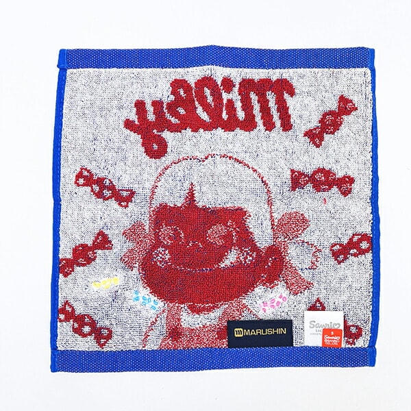 ペコちゃん ペコ＆ポコ ミニタオル (ミルキーキャンディ) 不二家