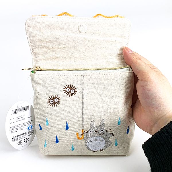 dショッピング |となりのトトロ トトロ 大きな傘 ポーチ 刺繍 小物入れ