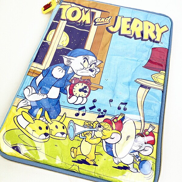トムとジェリー アイムスリーピー タブレットケース ガジェットケース iPad