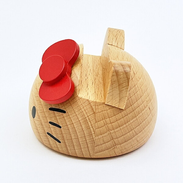 サンリオ ハローキティ ウッドスマホスタンド レッド スマホ用品