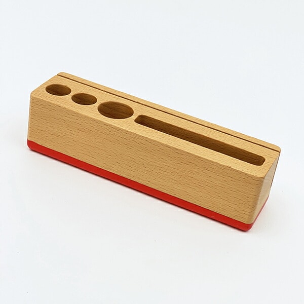 サンリオ ハローキティ ウッドデスクスタンド レッド ペンスタンド 文具 Sanrio