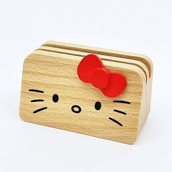 サンリオ ハローキティ ウッドメモスタンド レッド 文具 Sanrio