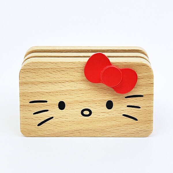 サンリオ ハローキティ ウッドメモスタンド レッド 文具 Sanrio
