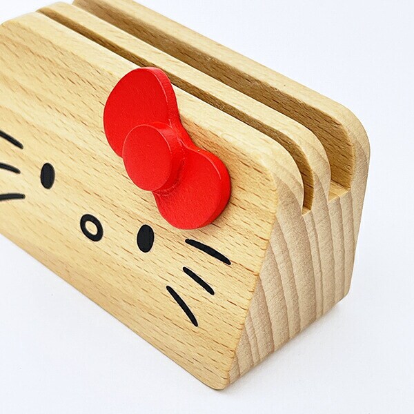 サンリオ ハローキティ ウッドメモスタンド レッド 文具 Sanrio