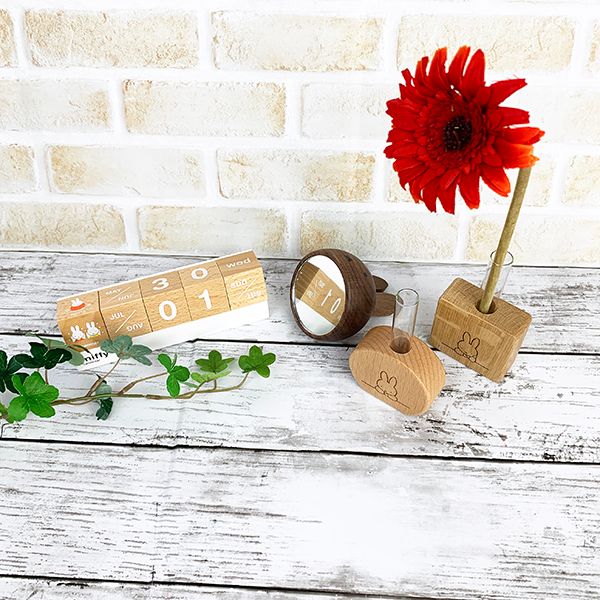 ミッフィー miffy グリーンインテリア(ラウンド) 一輪挿し