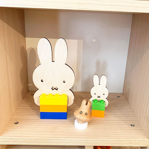 ミッフィー miffy 木製ツボ押し マスコット(おばけ)