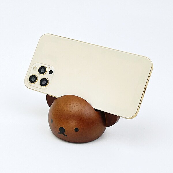 ミッフィー miffy ボリス ウッドスマホスタンド スマホ用品