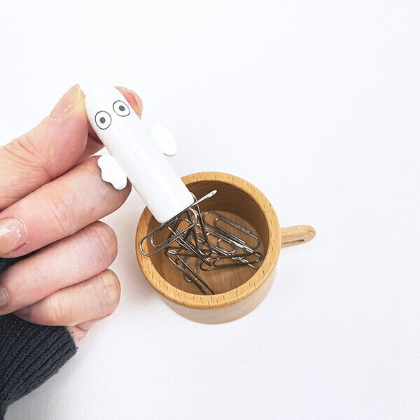 ムーミン ニョロニョロ ウッドクリップホルダー 文具 MOOMIN