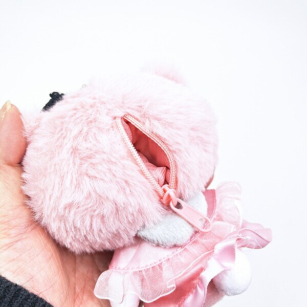 サンリオ ハローキティ マスコット ぬいぐるみポーチ ふわふわケープ ピンク sanrio