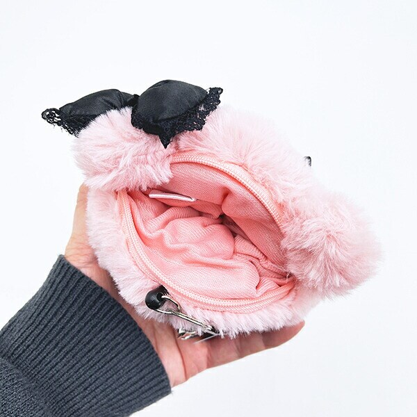 サンリオ ハローキティ ファイスリールパスケース ふわふわケープ ピンク sanrio