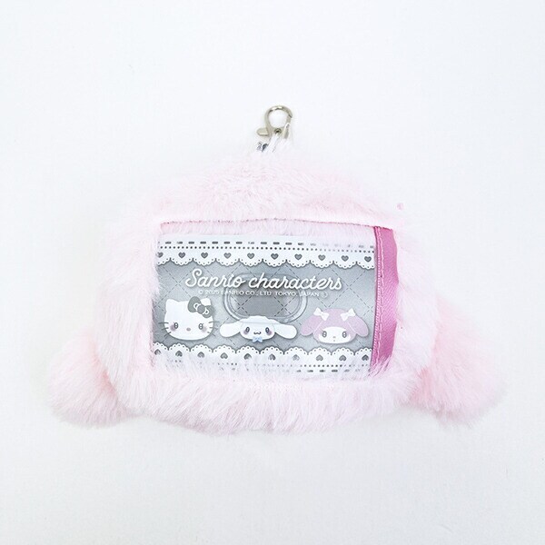 サンリオ マイメロディ ファイスリールパスケース ふわふわケープ ピンク sanrio