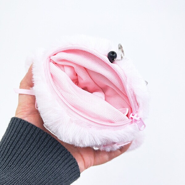 サンリオ マイメロディ ファイスリールパスケース ふわふわケープ ピンク sanrio