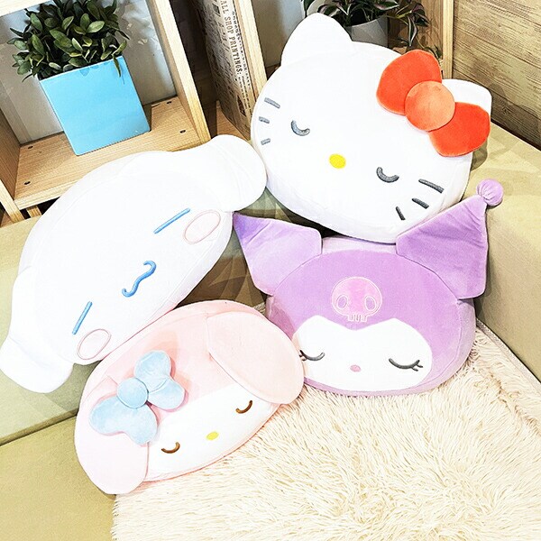 サンリオ シナモロール もっちりフェイスミニクッション シナモン Sanrio