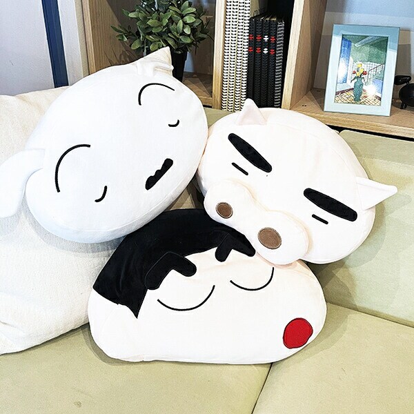 クレヨンしんちゃん しんのすけ もっちりフェイスミニクッション