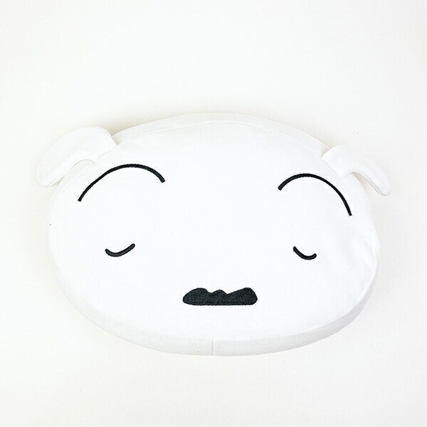 クレヨンしんちゃん シロ もっちりフェイスミニクッション