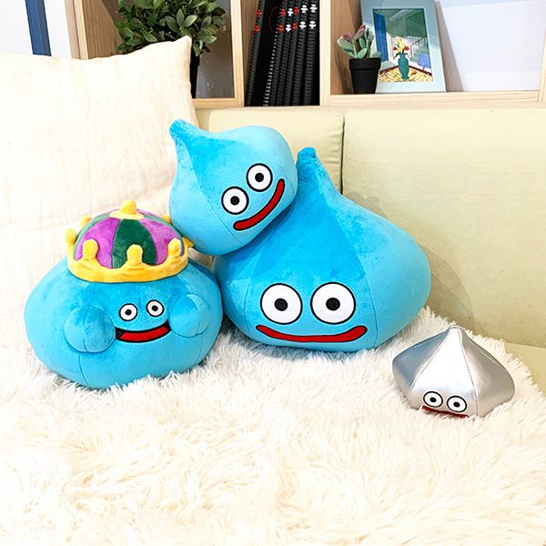 ドラクエ DQスマイル スライム ぬいぐるみ S メタルスライム マスコット クッション インテリア