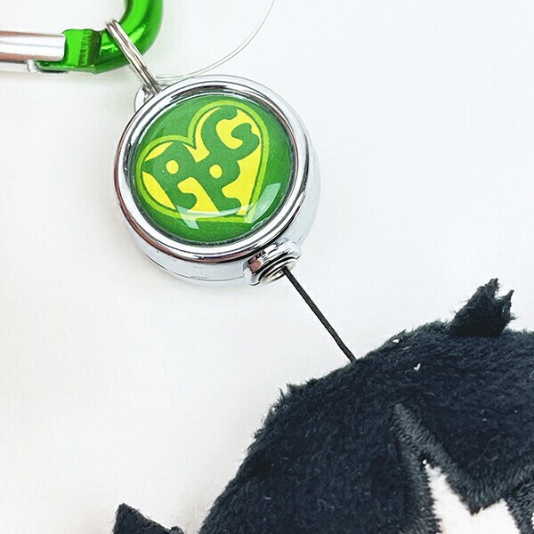 パワーパフガールズ バターカップ カバー付きリールキーホルダー パワパフ