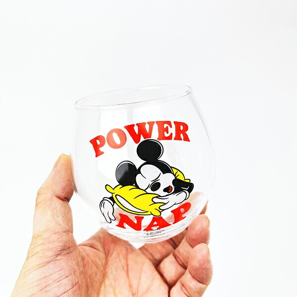 ディズニー ミッキーマウス まんまるグラス コップ 日本製 Disney