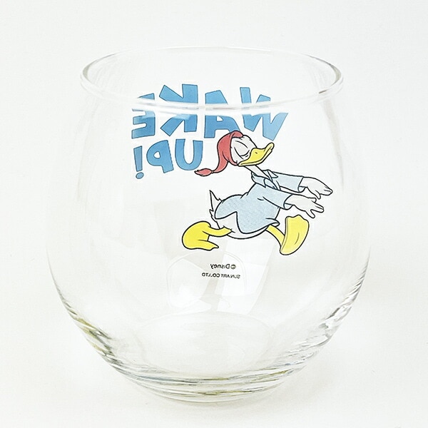 ディズニー ドナルドダック まんまるグラス コップ 日本製 Disney