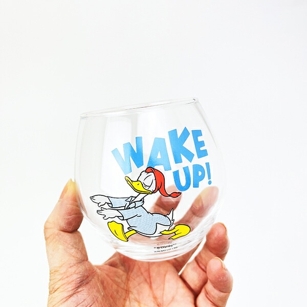 ディズニー ドナルドダック まんまるグラス コップ 日本製 Disney