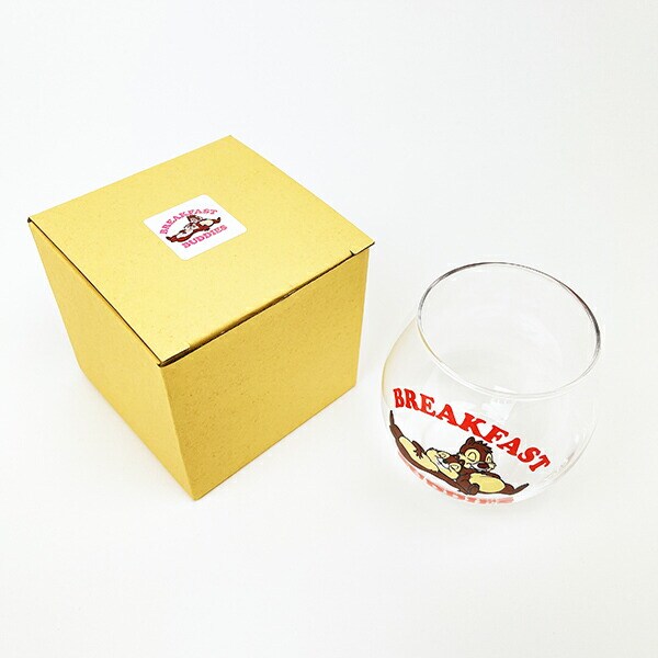 ディズニー チップとデール まんまるグラス コップ 日本製 Disney