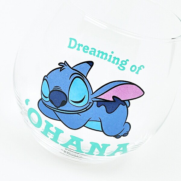 ディズニー スティッチ まんまるグラス コップ 日本製 Disney