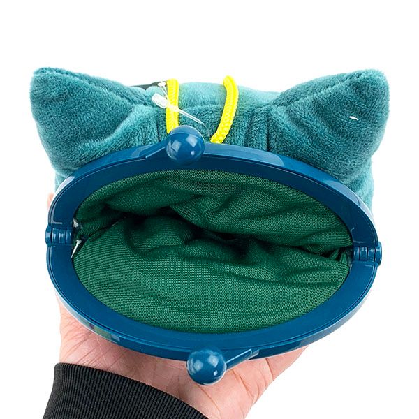 ポケットモンスター カビゴン プラがまぐち ポーチ ポシェット ぬいぐるみ グリーン