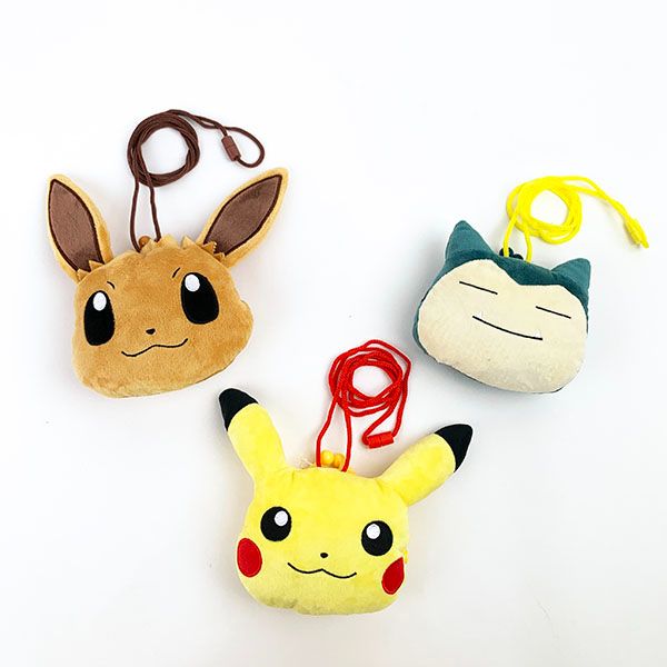 ポケットモンスター カビゴン プラがまぐち ポーチ ポシェット ぬいぐるみ グリーン