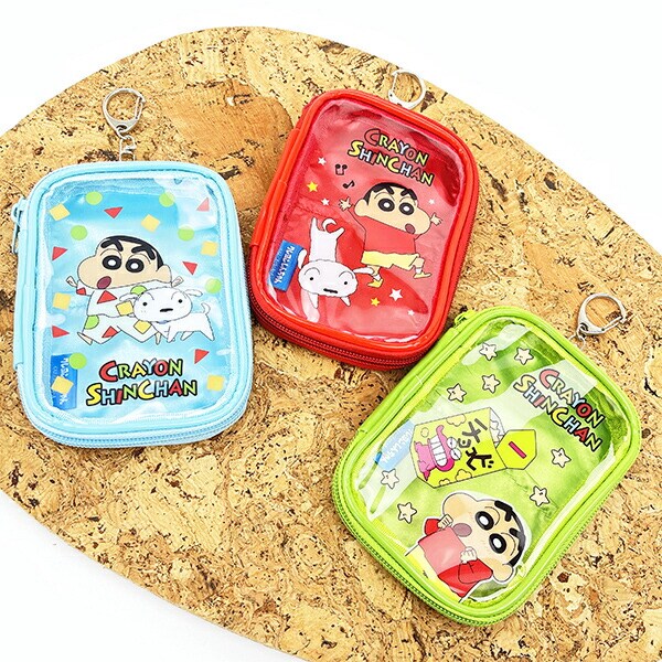 クレヨンしんちゃん チョコビ コレクションポーチ グリーン  アクスタケース