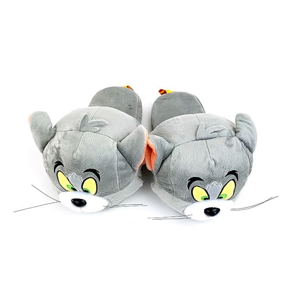 dショッピング |トムとジェリー ぬいぐるみスリッパ（トム）スリッパ