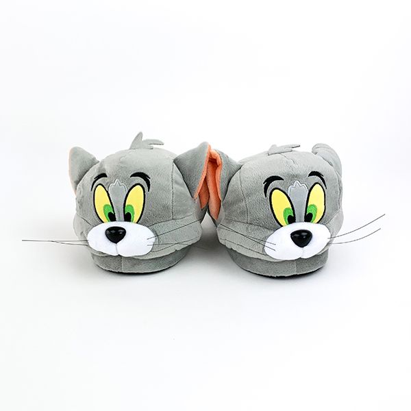 dショッピング |トムとジェリー ぬいぐるみスリッパ（トム）スリッパ
