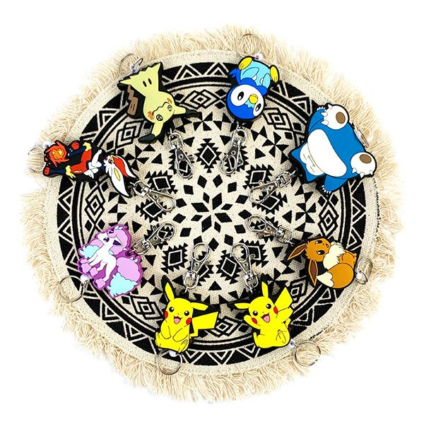 ポケットモンスター ラバーリール キーホルダー エースバーン ポケモン リール付き