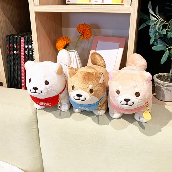 忠犬もちしば ぬいぐるみ S うめ インテリア マスコット イヌ