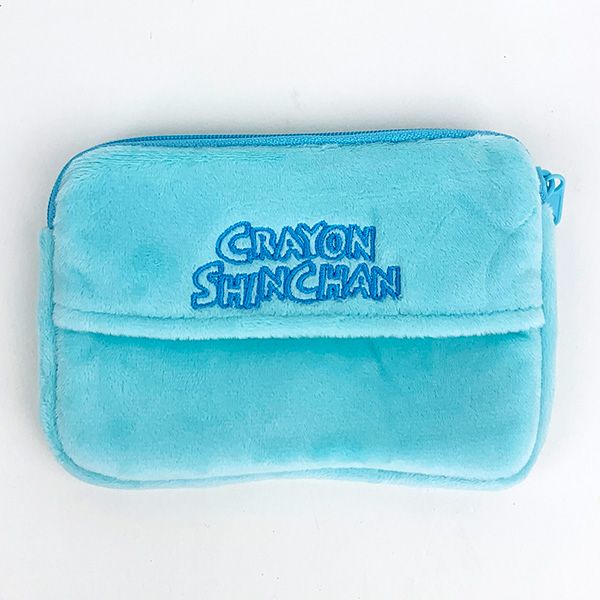 クレヨンしんちゃん ミニティッシュポーチ シロ ティッシュケース 小物入れ 化粧品入れ 学校 オフィス