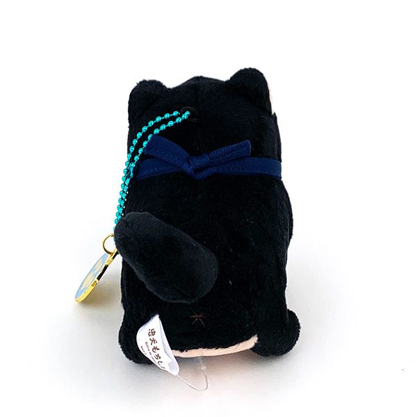 忠犬もちしば ぬいぐるみBC (ごま) ブラック マスコット キーホルダー