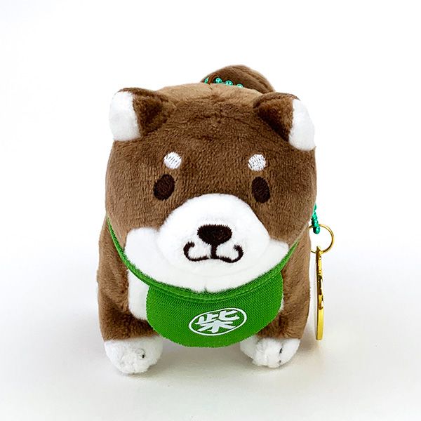 忠犬もちしば ぬいぐるみBC (チャーム・あんこ) ブラウン マスコット キーホルダー
