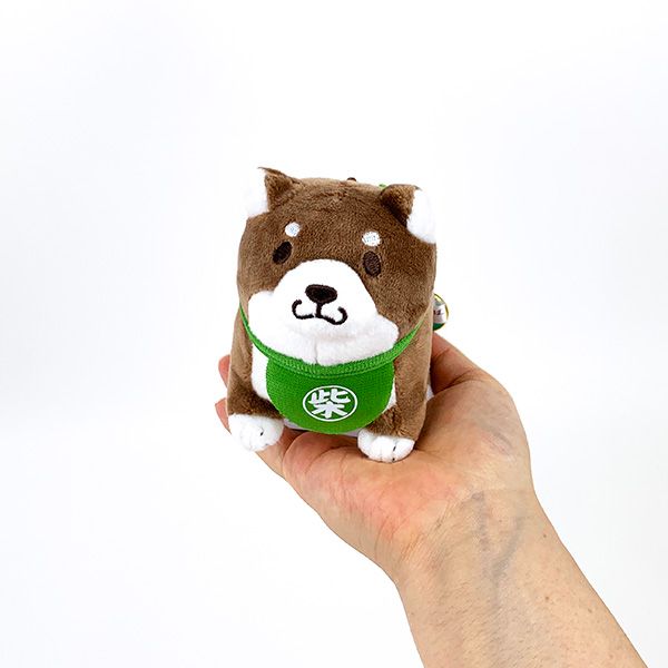 忠犬もちしば ぬいぐるみBC (チャーム・あんこ) ブラウン マスコット キーホルダー