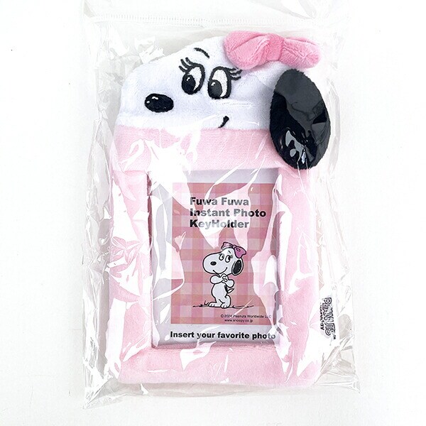 スヌーピー アンディ ふわふわインスタントフォトキーホルダー 推し活 SNOOPY