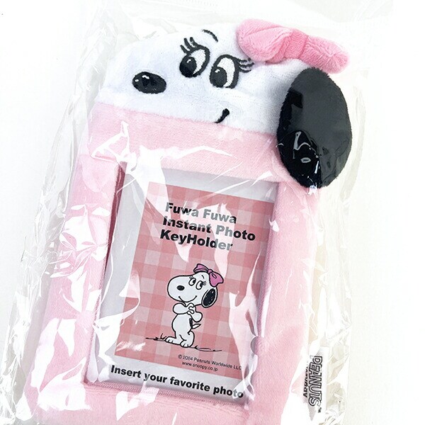 スヌーピー アンディ ふわふわインスタントフォトキーホルダー 推し活 SNOOPY