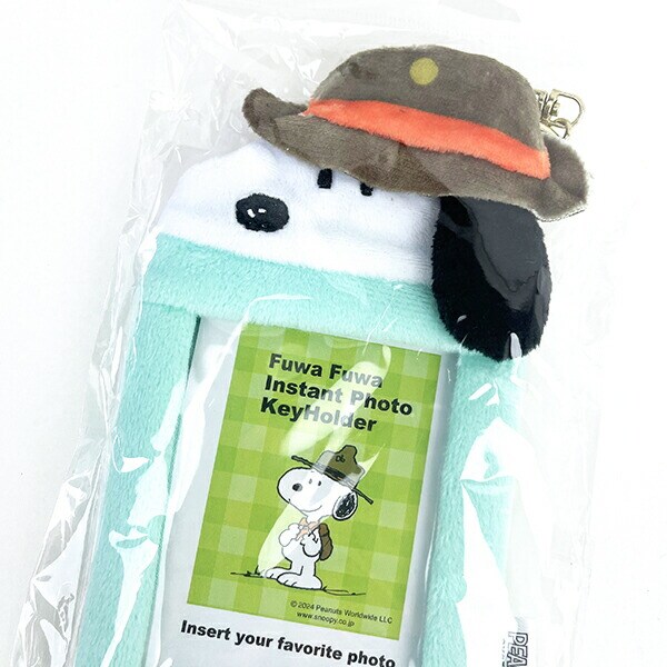 スヌーピー オラフ ふわふわインスタントフォトキーホルダー 推し活 SNOOPY