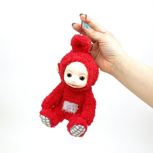 テレタビーズ ポー ボールチェーン付き ぬいぐるみ (レッド)