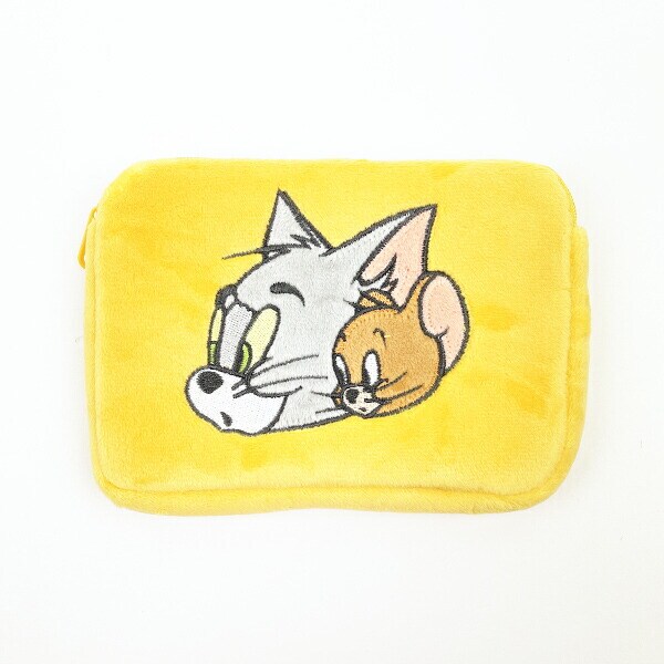 トムとジェリー ミニティッシュポーチ (イエロー)