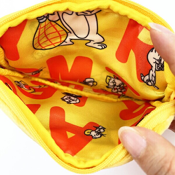 トムとジェリー ミニティッシュポーチ (イエロー)