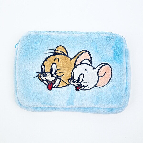 トムとジェリー ミニティッシュポーチ (ブルー)