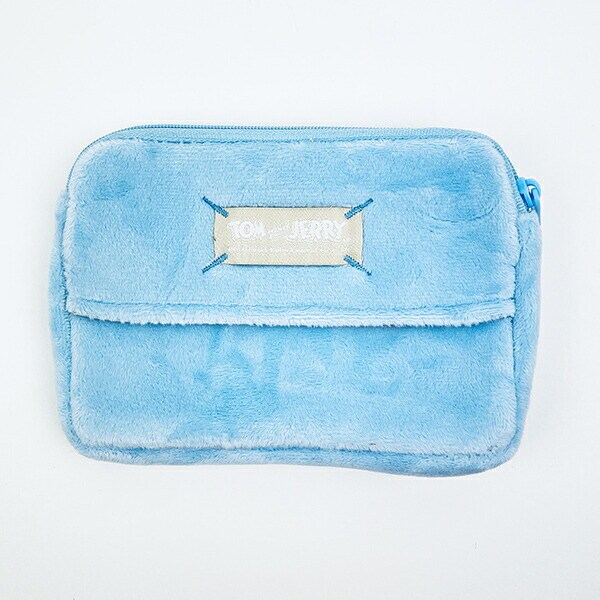 トムとジェリー ミニティッシュポーチ (ブルー)