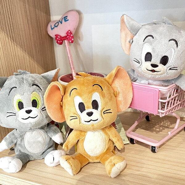 トムとジェリー ジェリー＆タフィー おしりだまマスコット ぬいぐるみ トムジェリ