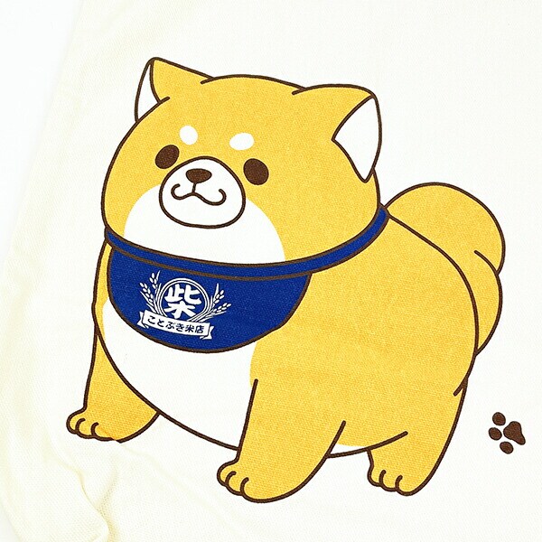 忠犬もちしば おかかお散歩 トートバッグ